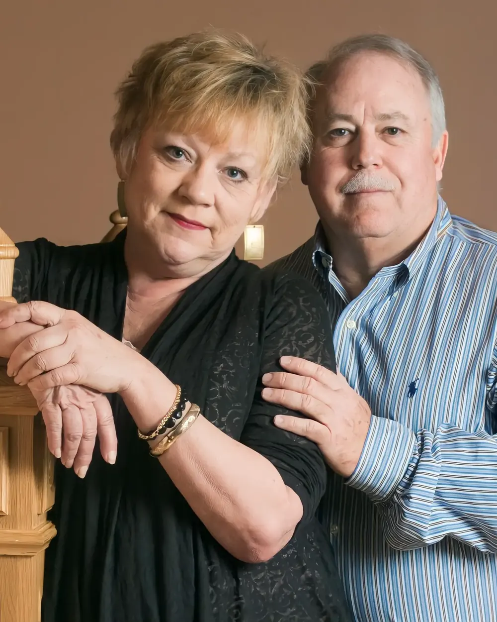 Jeanne and Larry Kirk, owners of The Miller House